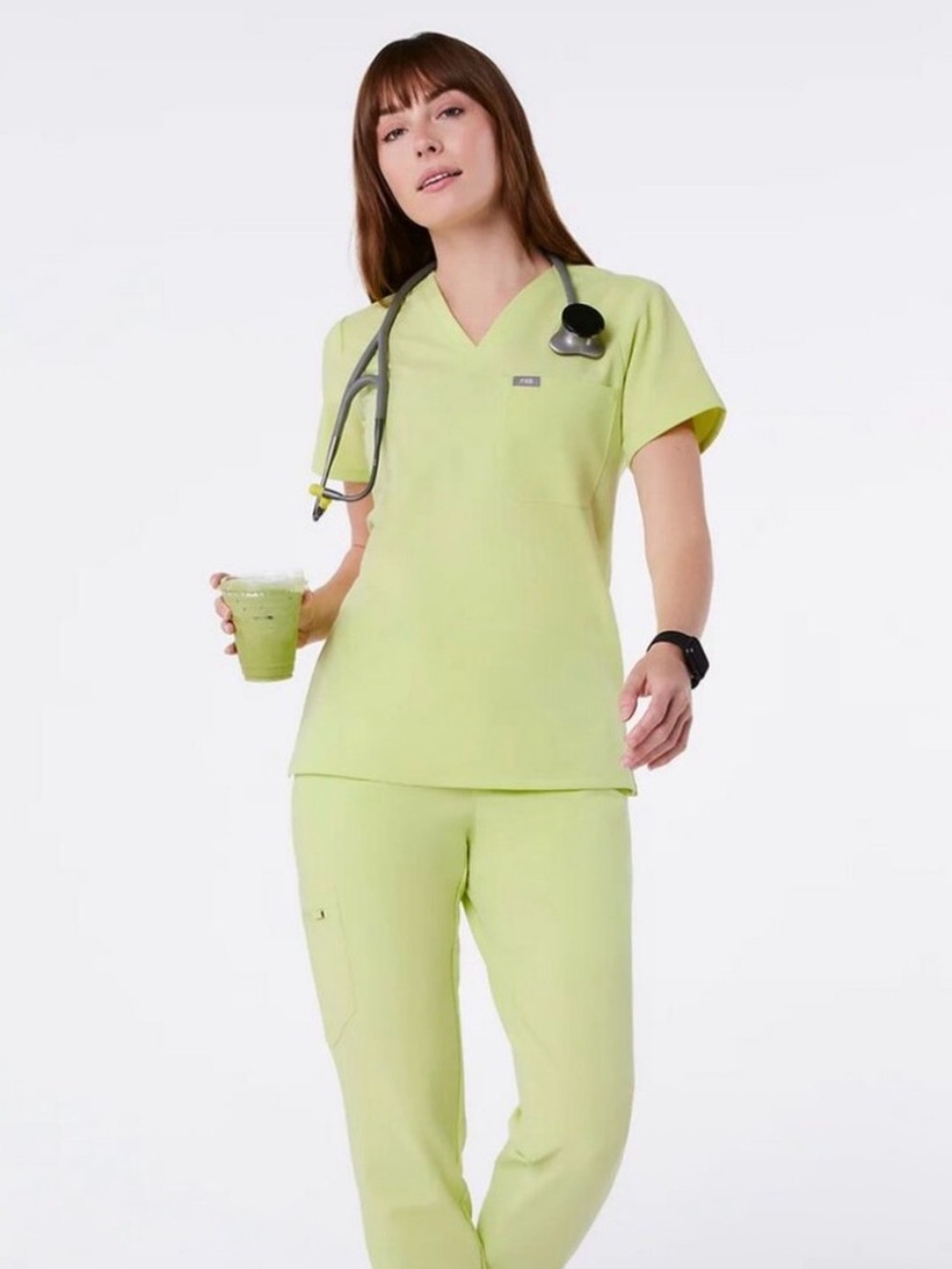 Figs Womens Scrub Set in Color Sea Mist NWOT Size XXL